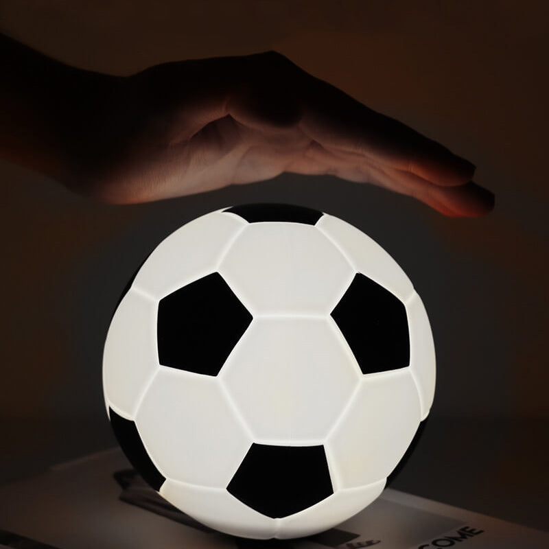 Soccer Silicone Night Charging Table Lamp