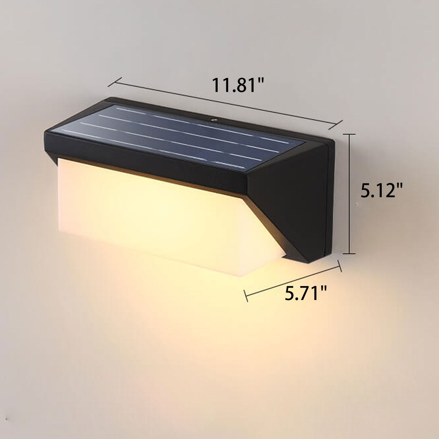 Square Geometry Outdoor Light