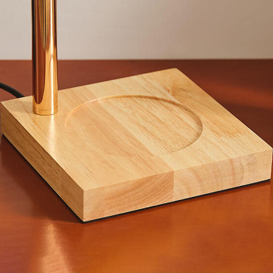 Romantic Bamboo Wood Horn Table Lamp