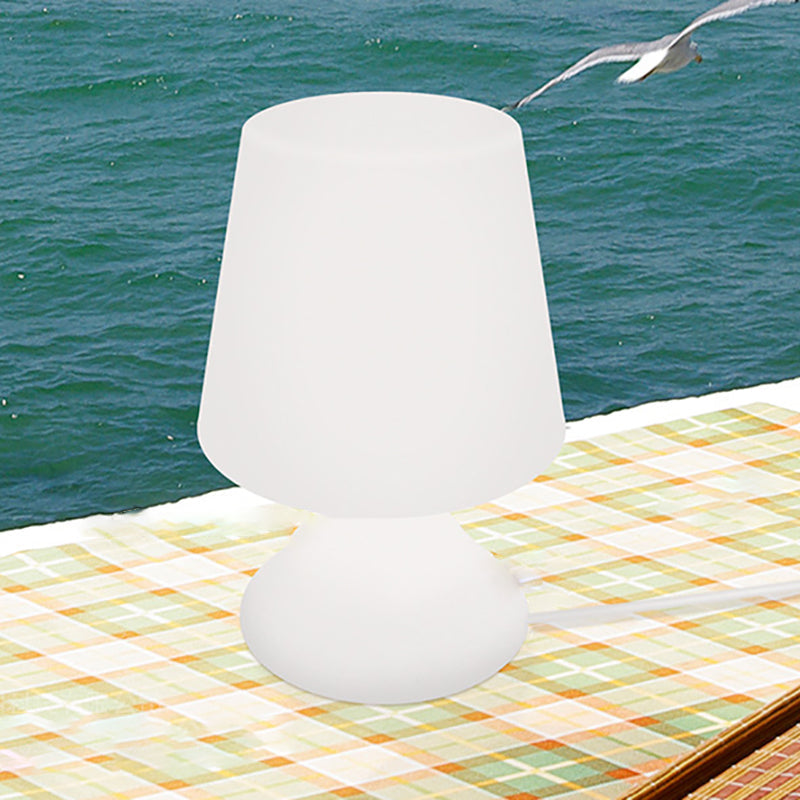 PE Cup Shape Table Outdoor Light