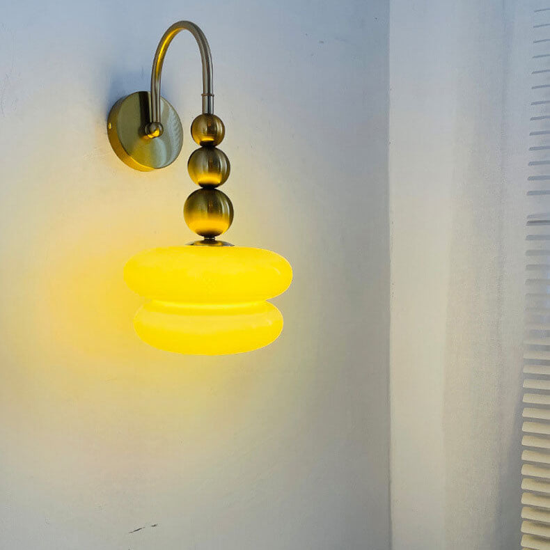 Macaron Cream Gourd Design Wall Lamp