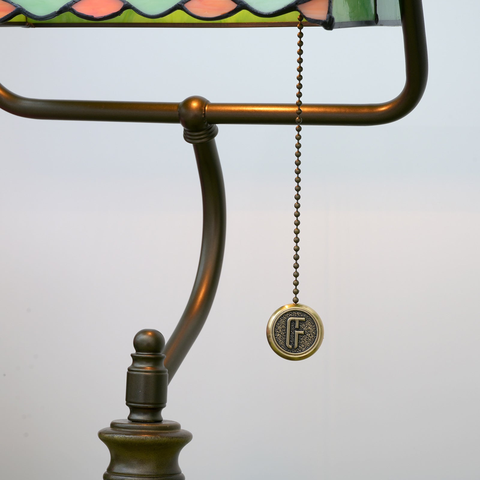 Green Leaf Red Spot Table Lamp