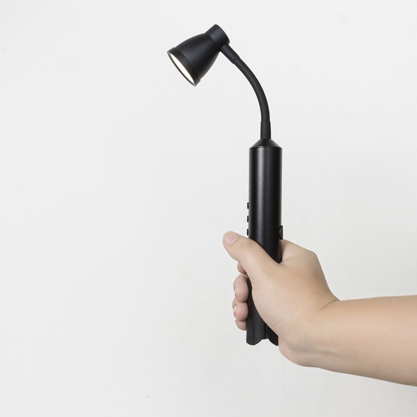 Black Metal Type-C Portable Table Lamp