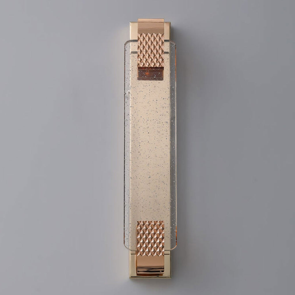 Rectangular Bubble Crystal Wall Lamp