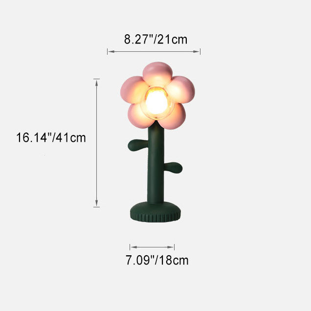 Floral Greenery Table Lamp