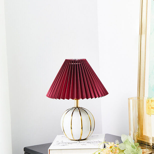 Ceramic Fabric Table Lamp