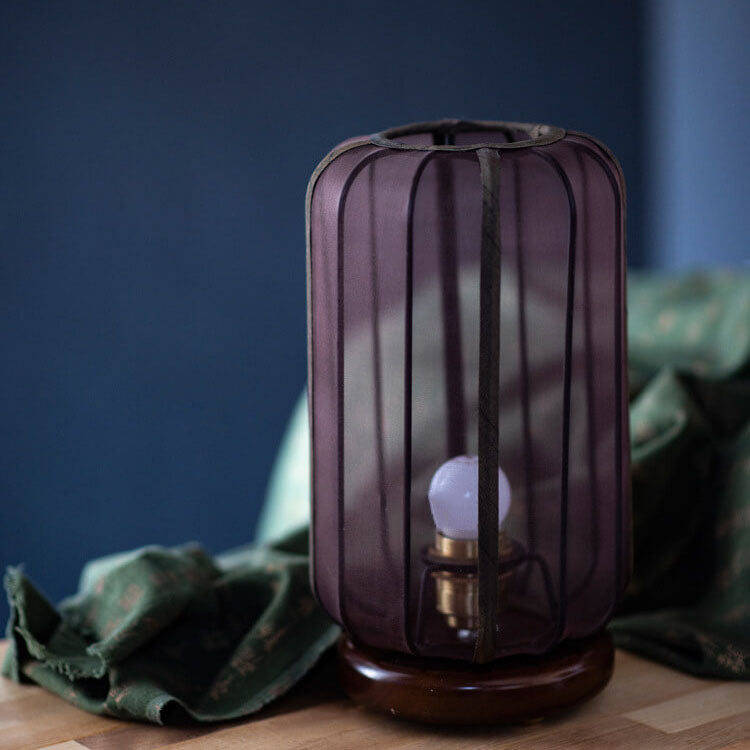 Zen Transparent Silk Lampshade Table Lamp