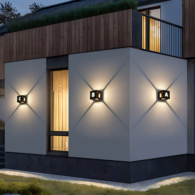 ABS Square Garden Outdoor Light