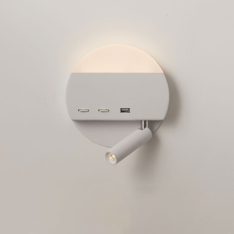 Round Square Acrylic Aluminum Wall Lamp