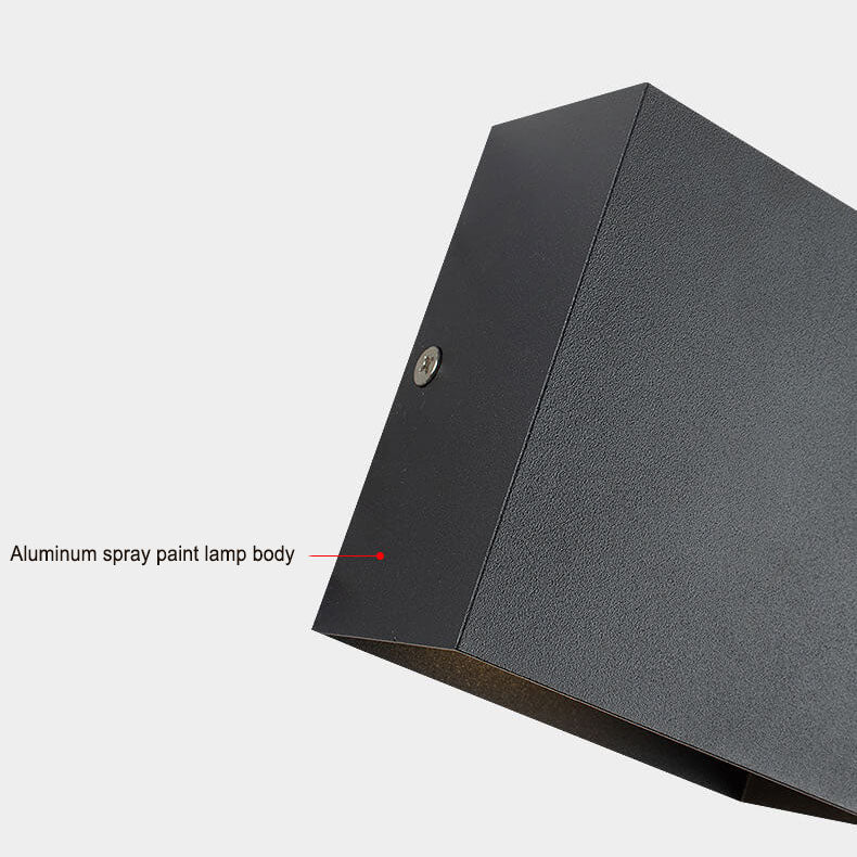 Square Aluminum Wall Lamp