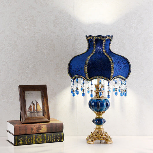 Palace Decorative Design Fabric Table Lamp