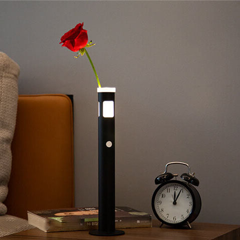 Cylinder Vase Aluminum Acrylic Table Lamp