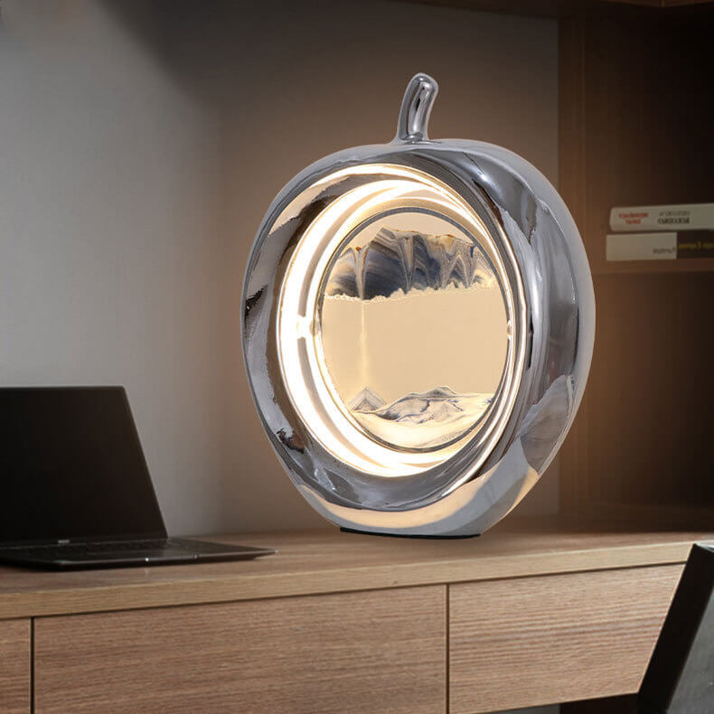 Apple Quicksand Painting Decorative Table Lamp