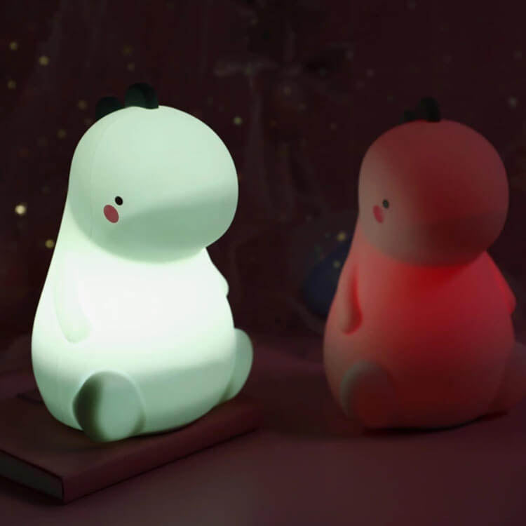 Cartoon Dinosaur Silicone ABS Table Lamp