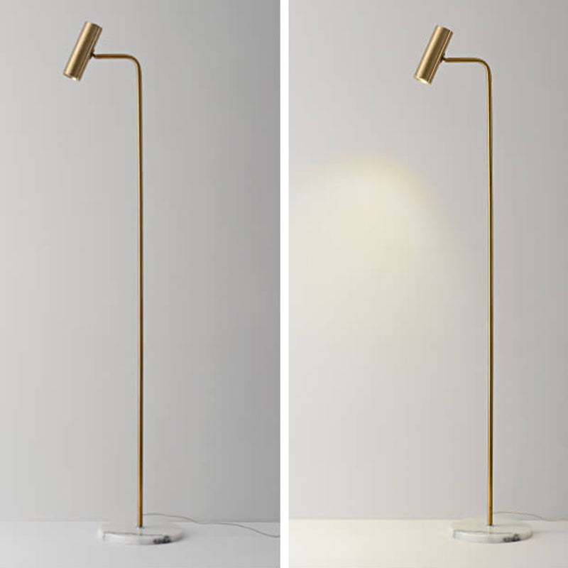 Industrial Iron Simple Base Floor Lamp