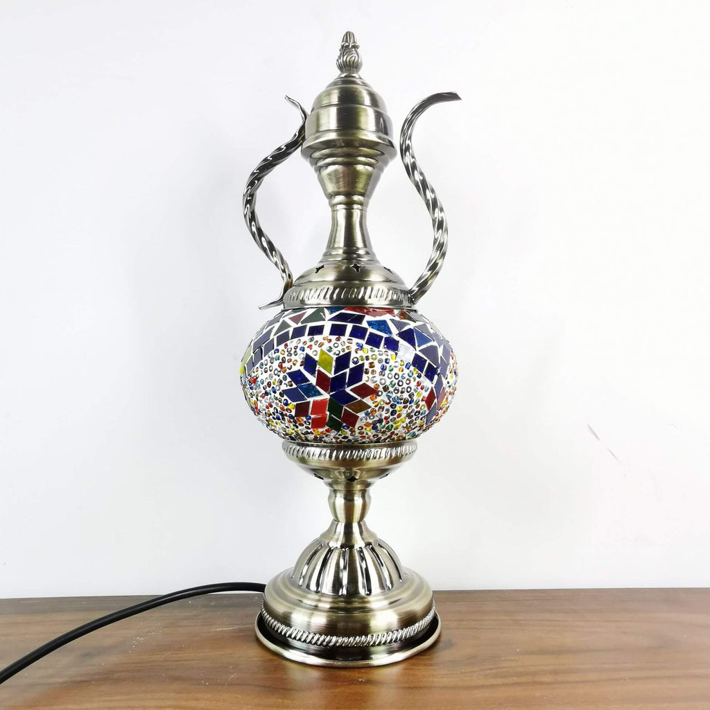 Turkish Handmade Glass Coffee Table Lamp