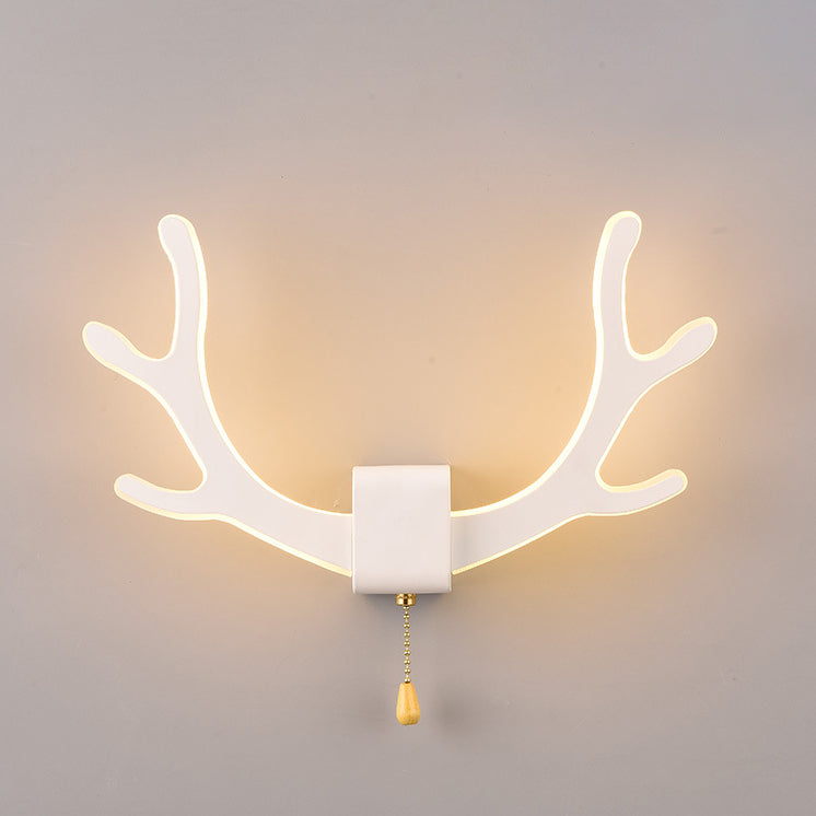 Acrylic Antler Shape Wall Lamp