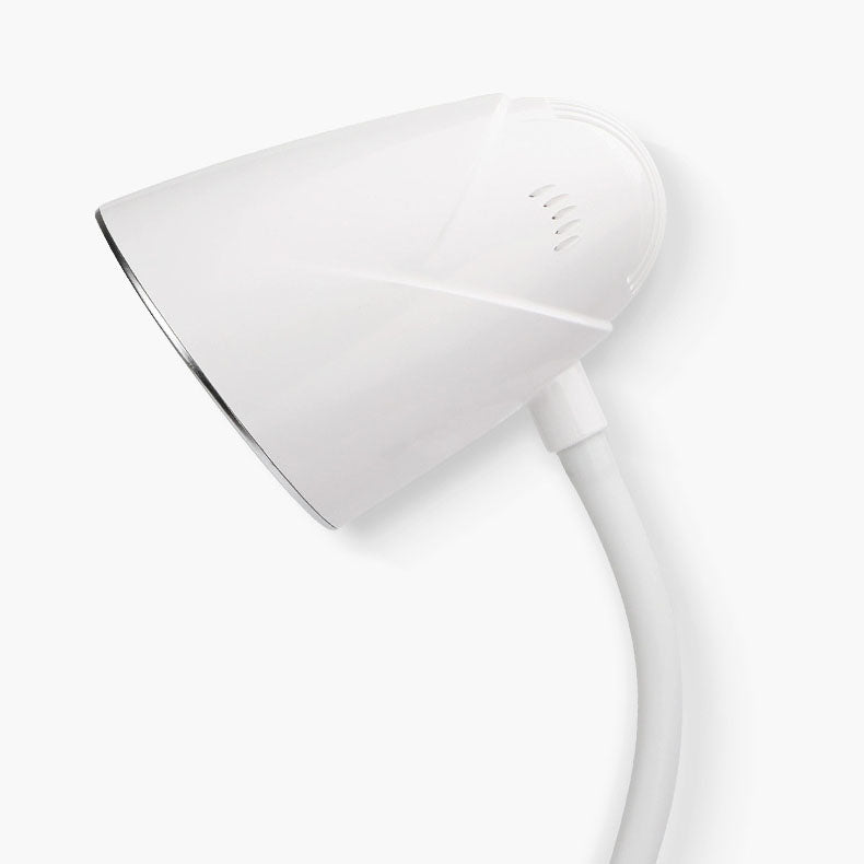 Multifunctional White Cone Rechargeable Table Lamp