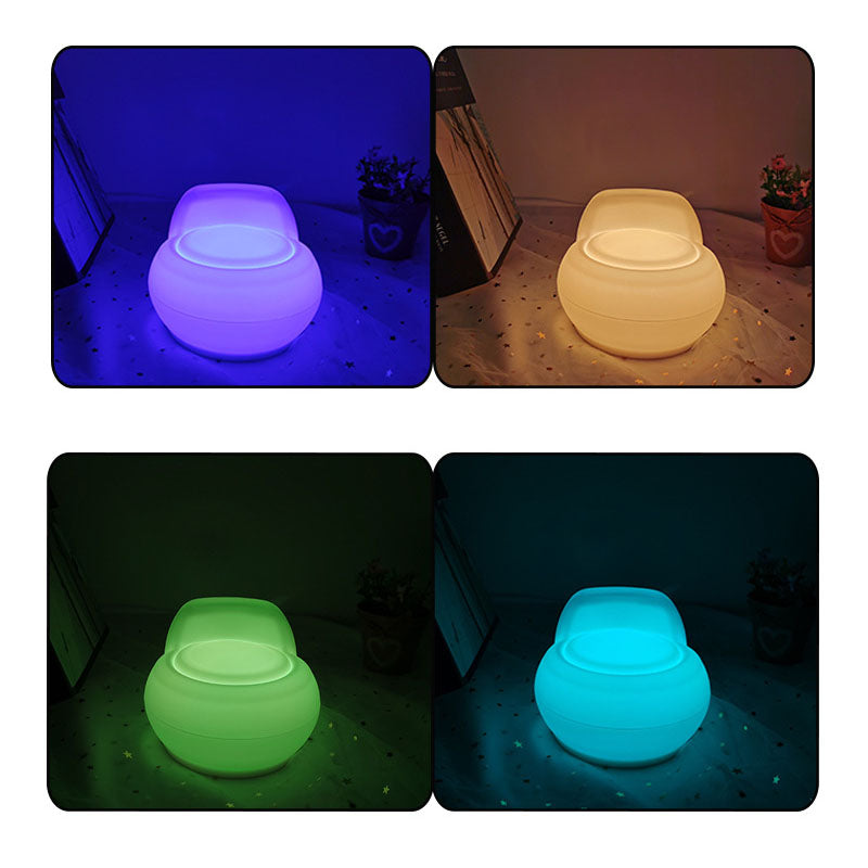 Silicone Sofa Shape Pat Table Lamp