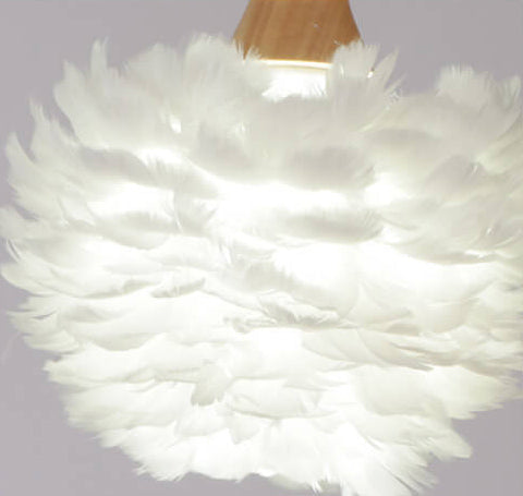 Feather Fishing Rod Table Lamp