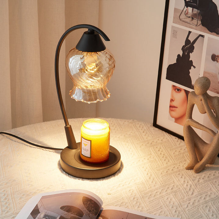 Iron Rose Melting Wax Table Lamp