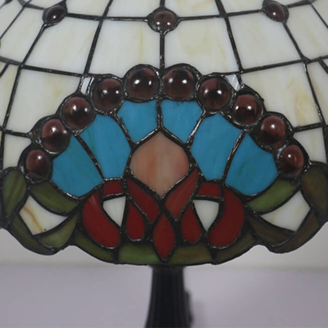 Baroque Gem Stained Glass Table Lamp