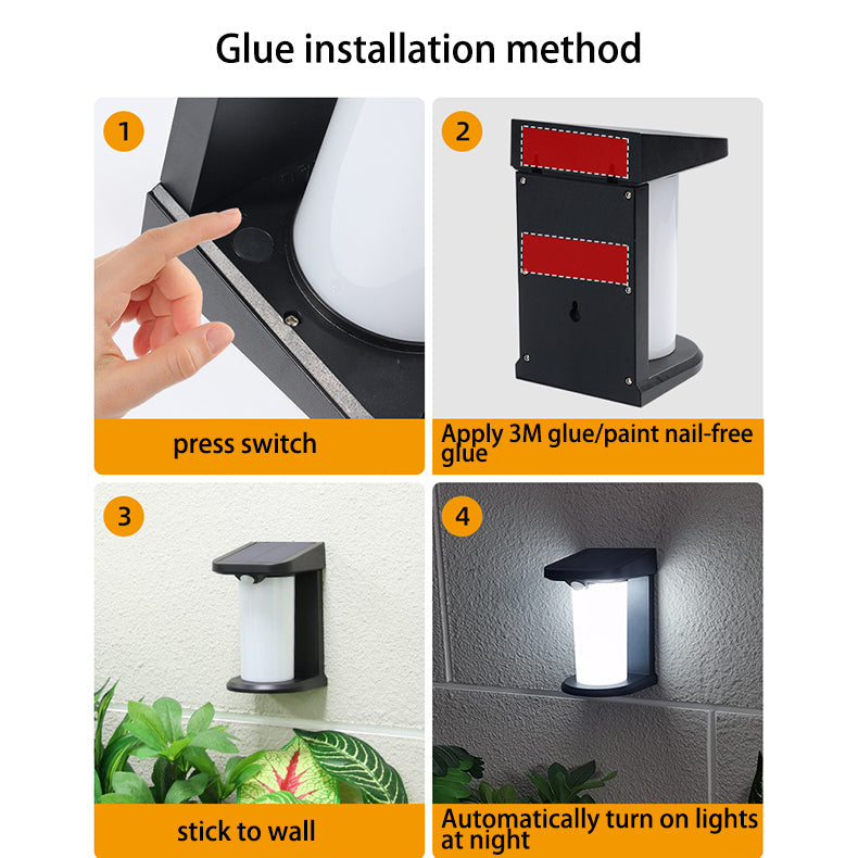 Cylinder PC ABS Garden Outdoor Light