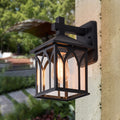 Aluminum Glass Cubic Garden Outdoor Light