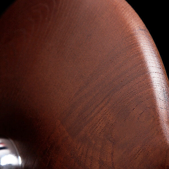 Round Disc Solid Wood Wall Lamp
