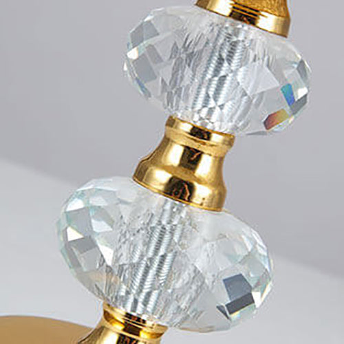 Fabric Crystal Table Lamp