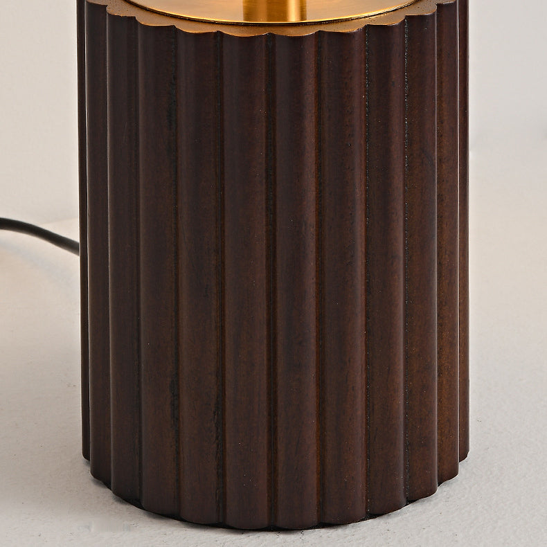 Round Cylinder Paper Rope Table Lamp