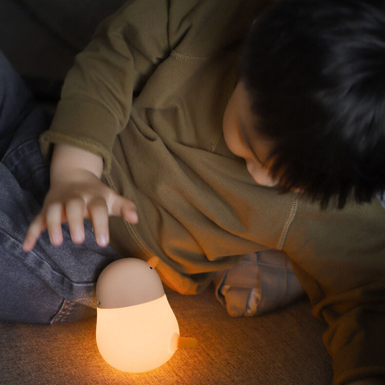 Cartoon Chick Silicone Night Table Lamp