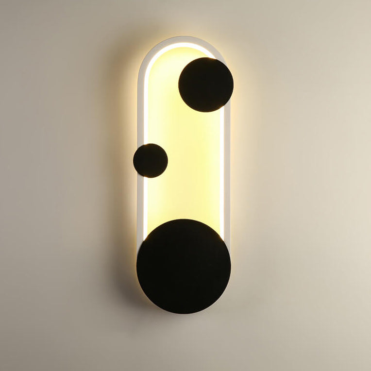 Oval Round Ring Wall Lamp