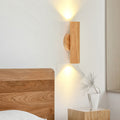 Warm Solid Wood Strip Wall Lamp