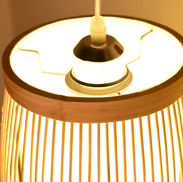 Cubic Bamboo Living Room Wall Lamp