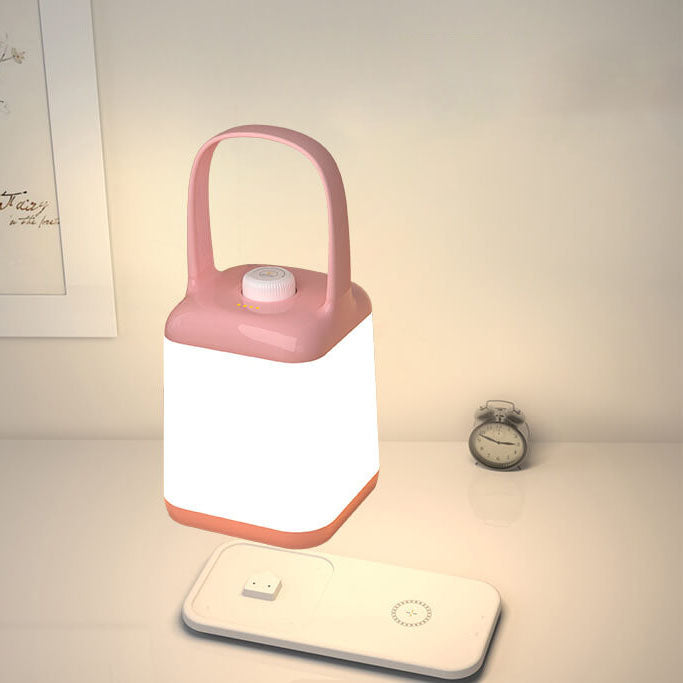 Square Jar Portable ABS Table Lamp