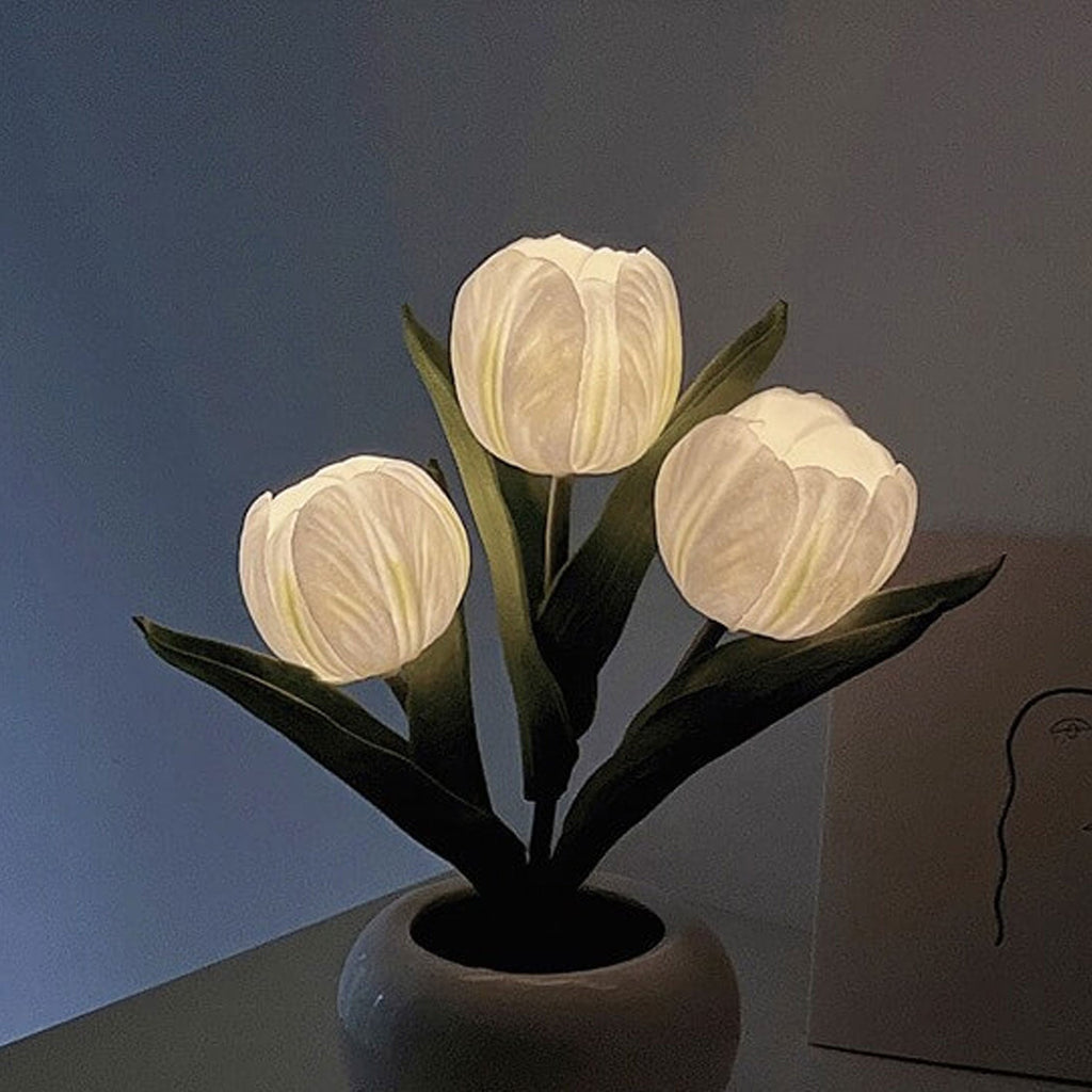 Tulip Night Simulated Flower Table Lamp