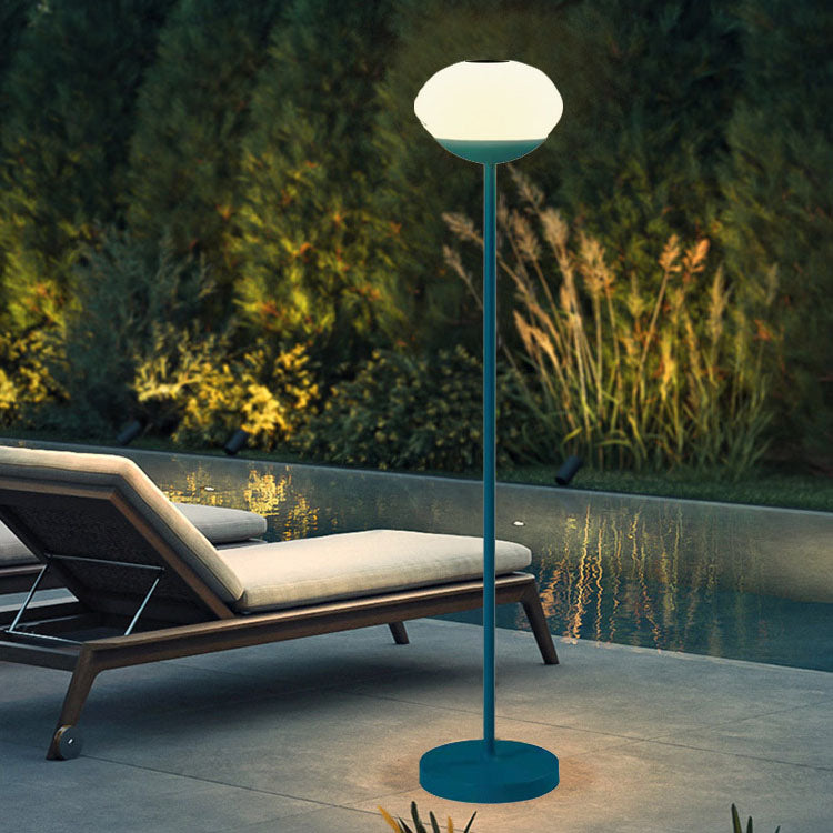 Solar Modern Minimalist Wrought Floor Lamp