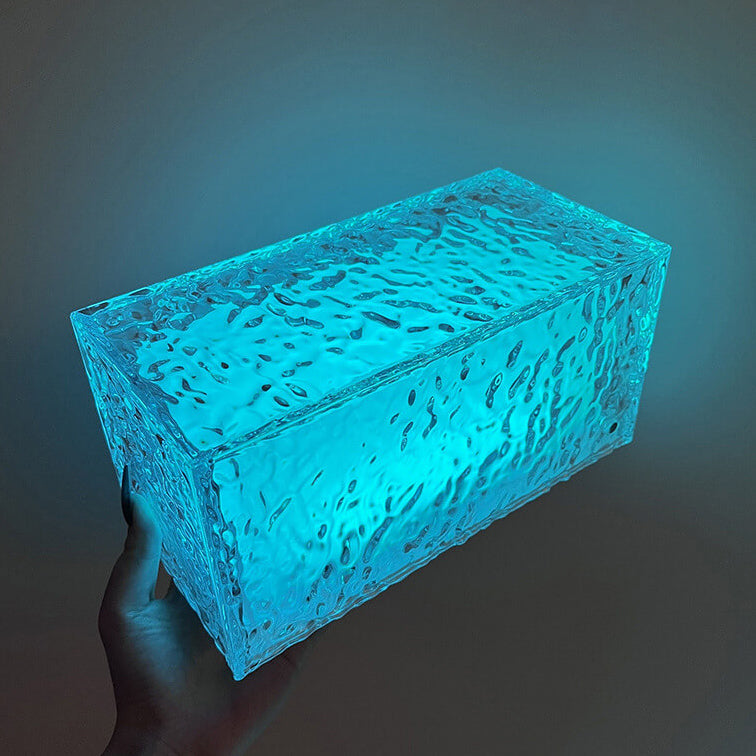 Ice Cube Acrylic RGB Table Lamp