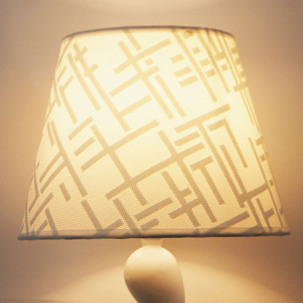 Fabric Curve Table Lamp