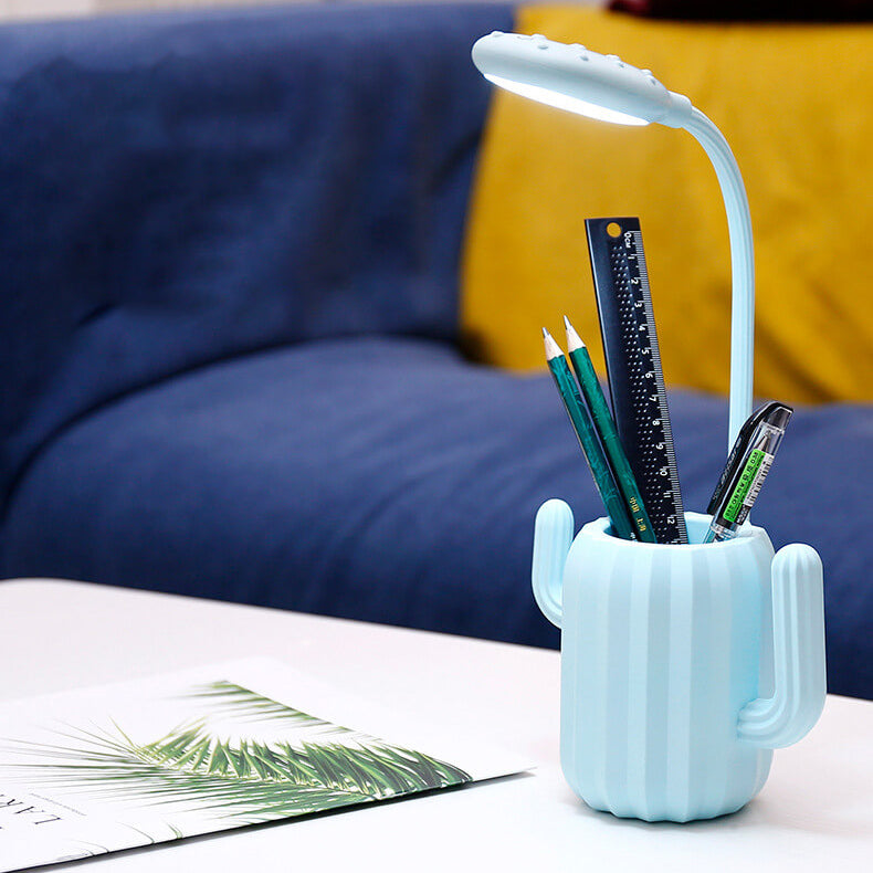 Foldable Cactus Design Eye Table Lamp