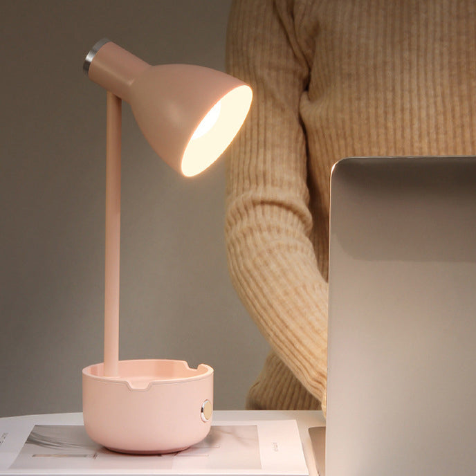 Round Horn Plastic ABS Table Lamp