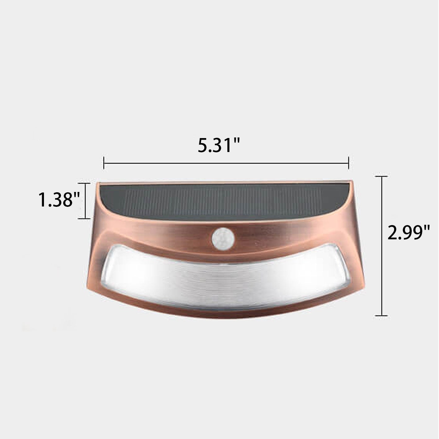 Trapezoid Induction Patio Outdoor Light