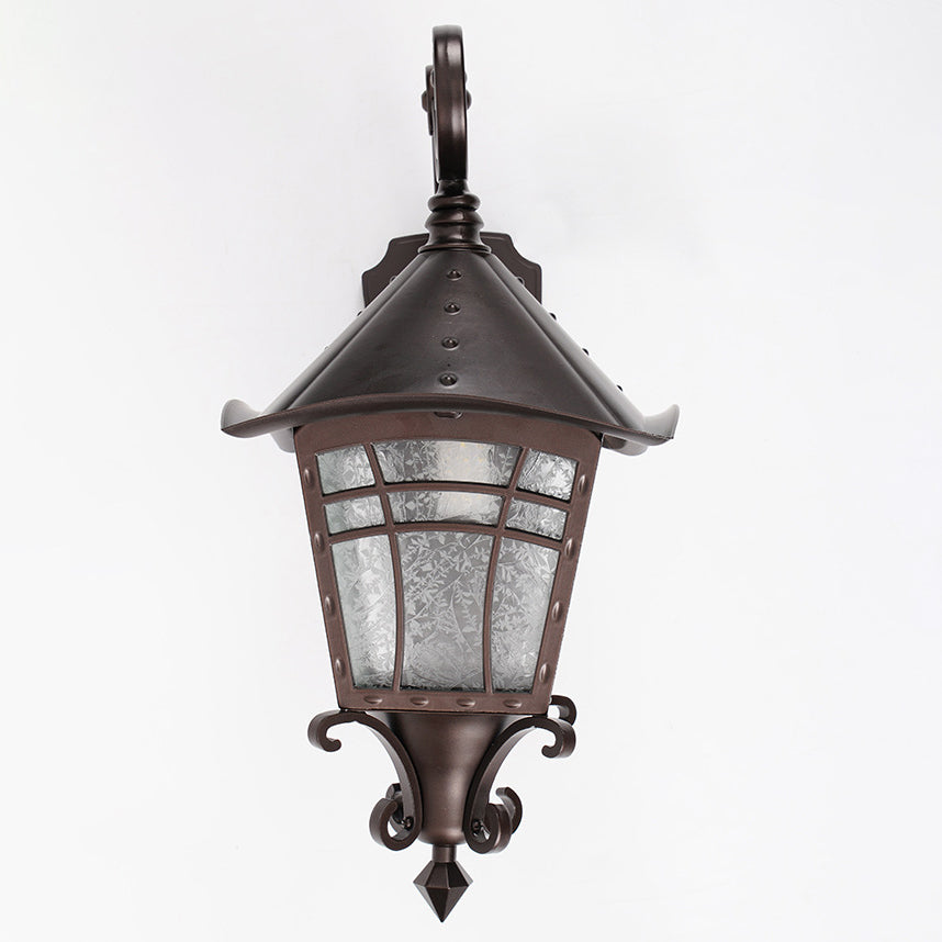 Aluminum Glass Cone Cylinder Outdoor Light