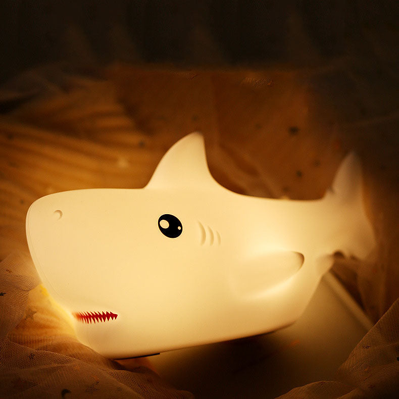 Ocean Shark Silicone Night Table Lamp
