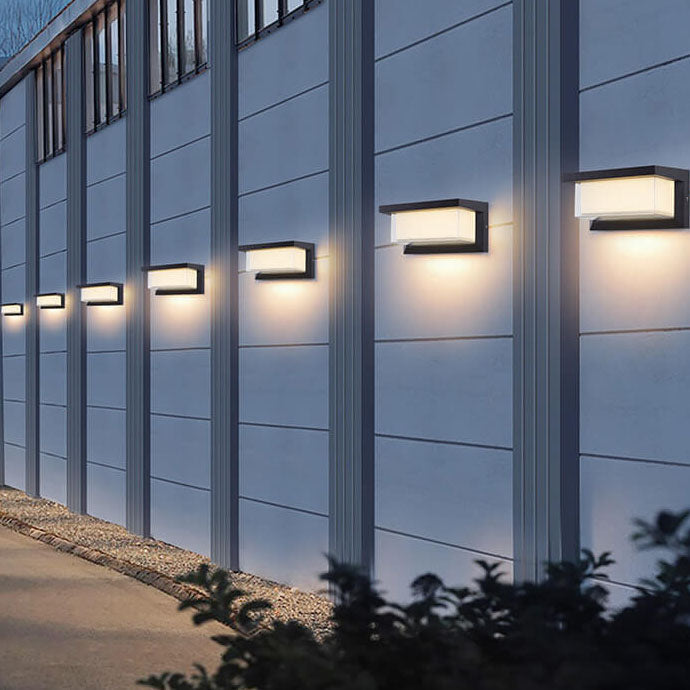 Rectangle PC Patio Outdoor Light