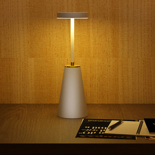 Cylindrical PC Iron Living Table Lamp
