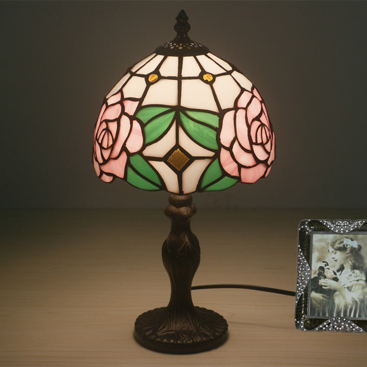 Dome Rose Zinc Alloy Table Lamp