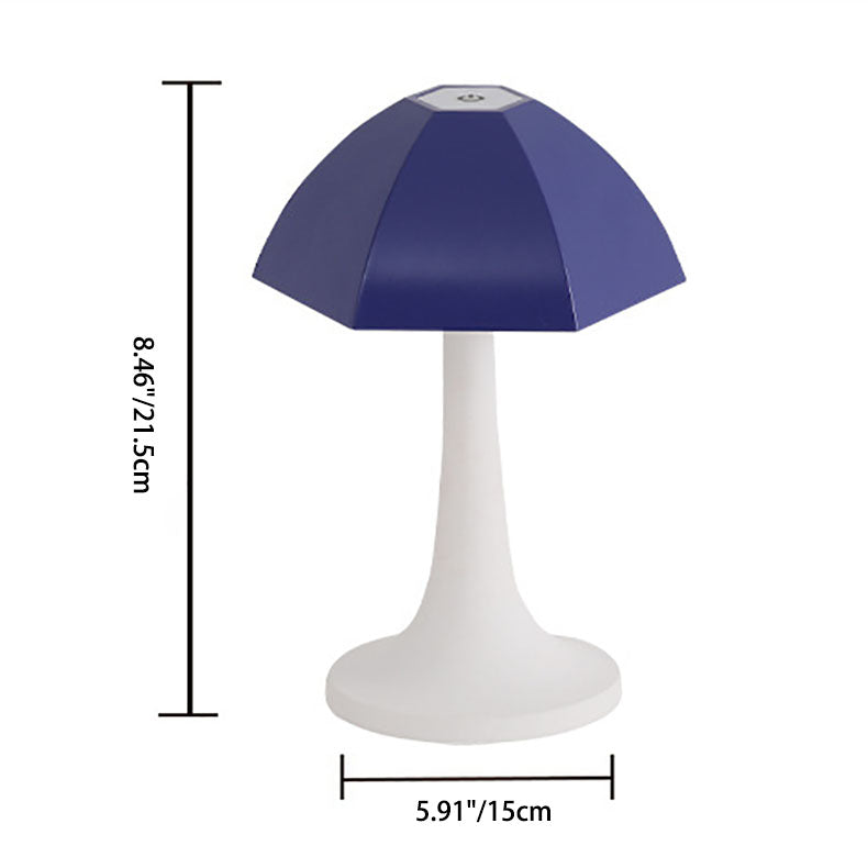 Iron Mushroom PC Charging Table Lamp