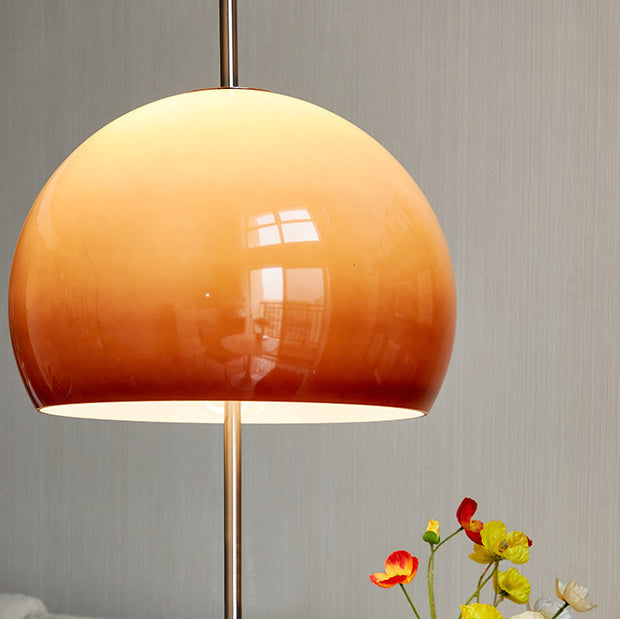 Contemporary Retro Mushroom Hardware 2-Light Floor Lamp